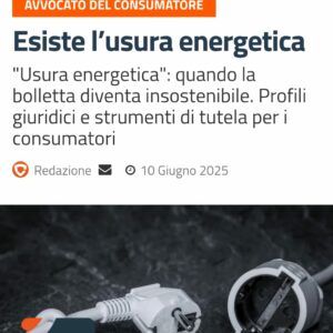 Esiste l’”Usura energetica”
